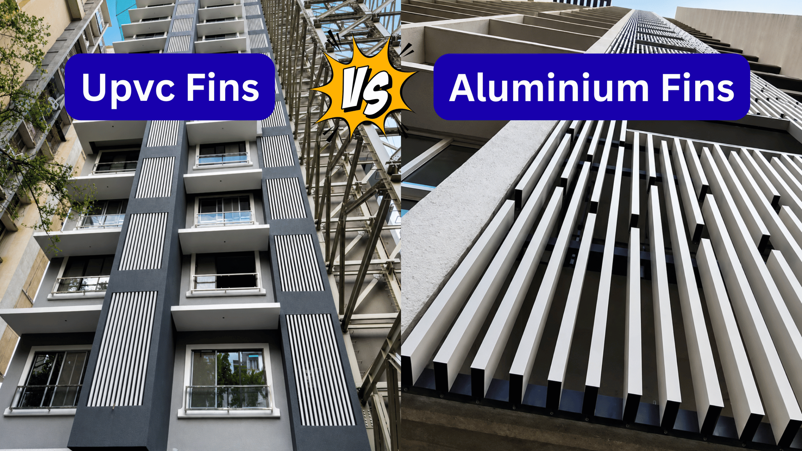 Upvc Fins vs Aluminium Fins